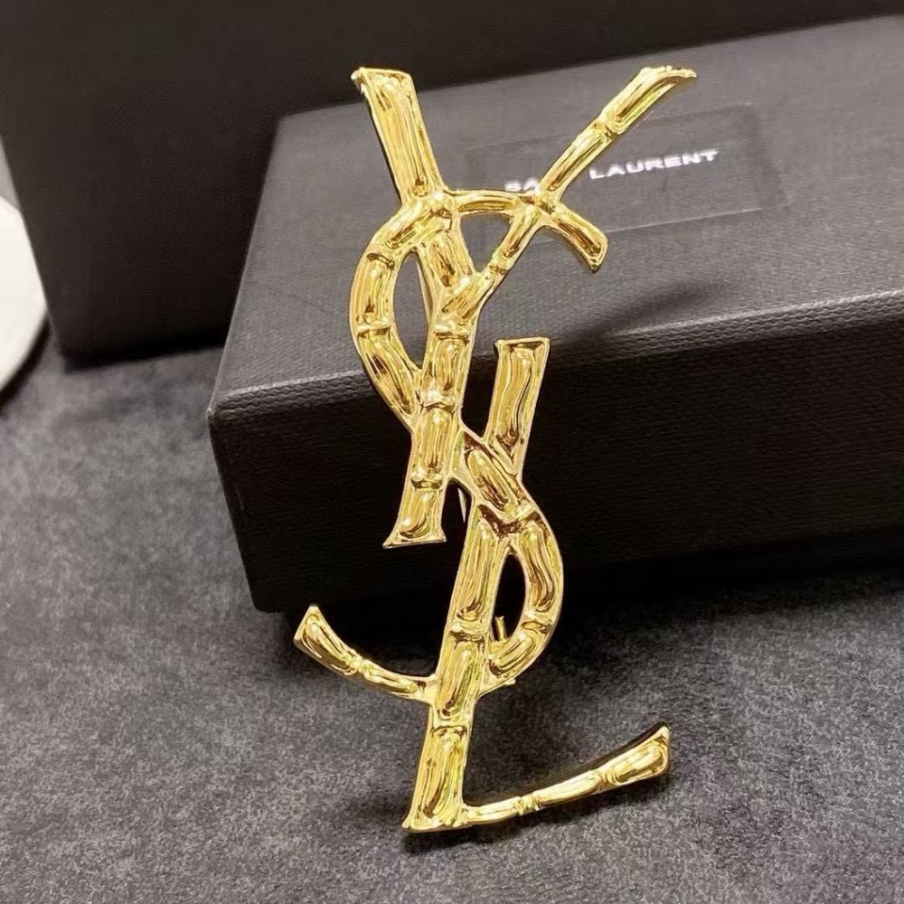Yves Saint Laurent CASSANDRE brooch in metal